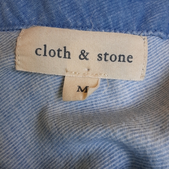 Cloth & Stone Anthropologie Ombree Tie Back Top with Bell Sleeves. - Picture 6 of 8